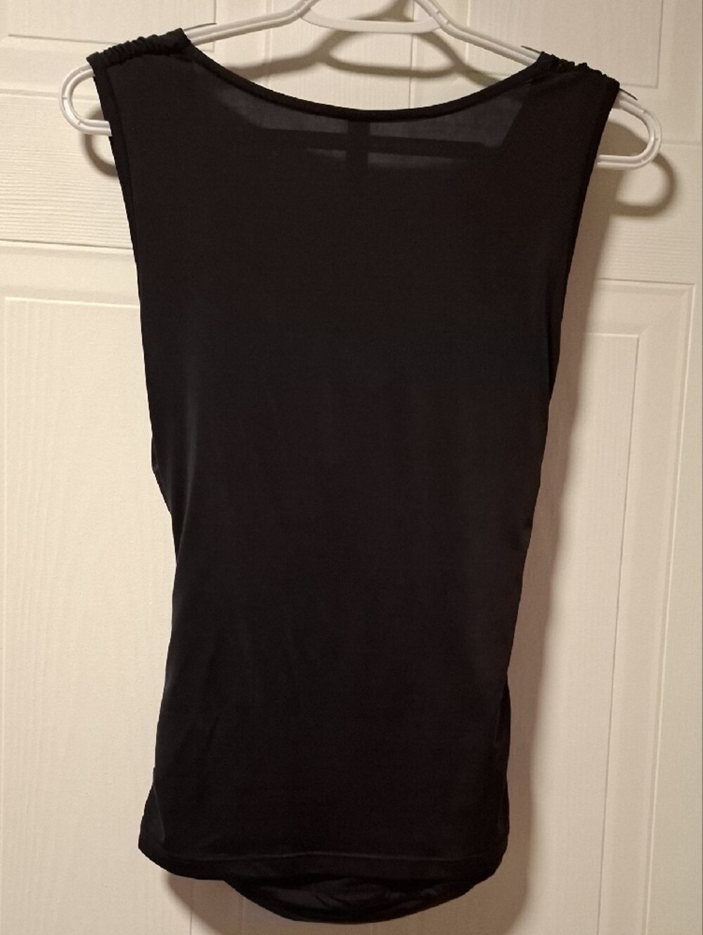 Color 1 Black Cowl-Neck Sleeveless Camisole - Picture 3 of 4